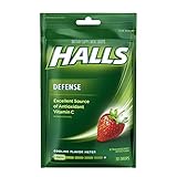 Halls Defense Strawberry Vitamin C Drops - 360 Drops (12 bags of 30 drops)