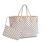 DMYTROVITCHUK V Style Bags Women Handbag Tote GM Shoulder Bag Organizer Beige Color Made Of Canvas Size 15.7 x 7.9 x 13