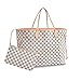 DMYTROVITCHUK V Style Bags Women Handbag Tote GM Shoulder Bag Organizer Beige Color Made Of Canvas Size 15.7 x 7.9 x 13