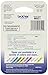 Brother M-921 Black Print on Silver 3/8-Inch M Tape