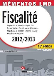 Fiscalité 2012-2013