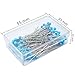 SUBANG 1200 Pieces Sewing Pins 38mm Multicolor Pearlized Head Pins for Dressmaking Jewelry Components Flower Decoration with Transparent Cases, 8 Colors
