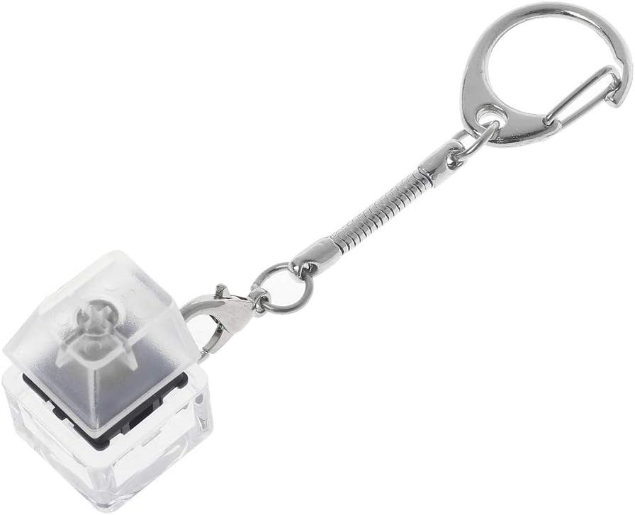 biaobiaoc/Cherry MX Switch Mechanical Switch Keychain For Keyboard Switches Tester Kit Without LED Light Toys Stress Relief Gifts (Black)