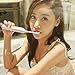 Lansung sonic rechargeable electric toothbrush For Kids And Adult Dentists recommend 3 modes vibration sound small with 4 replacement head 1charging base and 1 suitcase (blue)