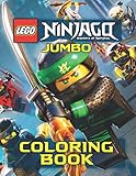 LEGO NINJAGO JUMBO Coloring Book: 48 Awesome Illustrations for Kids