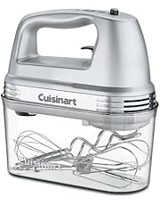 Cuisinart HM-90BCS Power Advantage Plus 9-Speed Handheld Mixer with Storage Case, Brushed Chrome