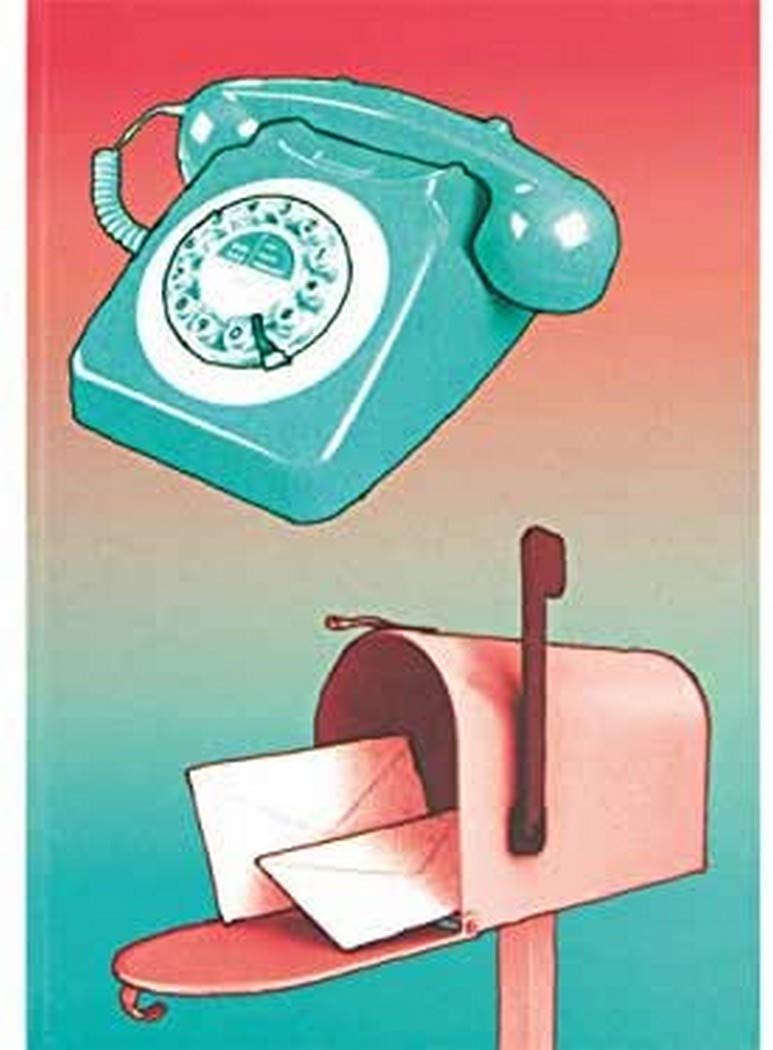 Address Book Kangaro A5 Hardc. 80 Pages, Hidden Spiral Binding Telephone and letterbox