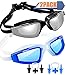 2 Pack Adult Swimming Goggles Swim Goggles No Leaking Anti Fog UV Protection Swim Glasses Water Goggles…
