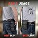 Hengwin Belt Case with Belt Clip Belt Holder Pouch Leather Cell Phone Holster with Belt Loop