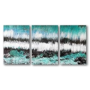3 Panel Canvas Wall Art Abstract Oil Painting Pictures Home Wall Decorations for Bedroom Living Room Paintings Canvas Prints Framed - 16"x24" x 3 Panels