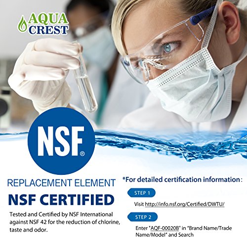 image for AQUACREST DA29-00020B Refrigerator Water Filter, Compatible with Samsu