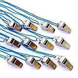 Toy Cubby Party Favors Metal Whistles - 12 pieces