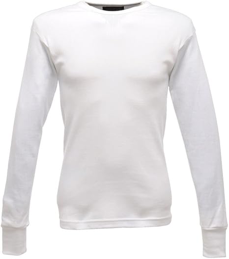 mens white long sleeve thermal top