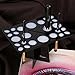 Ovonni Makeup Brush Tree Dryer Holder Organizer Hanger Folding Collapsible Air Drying Tower