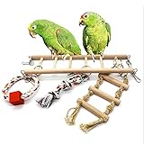 Bird Toys - 1pc Parrot Hanging Ladder Climbing Net