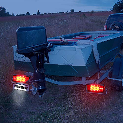 LINKITOM New Submersible LED Trailer Light Kit, Super Bright Brake Stop