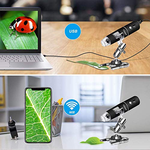 4 Microscope+YINAMA+Magnification+Microscopes+Compatible
