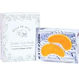 Collagen Under Eye Mask by Belle En Rose (15 Pairs) Under Eye Pads with Hydrating, Anti-Aging Skincare | Diminish Puffiness, Fine Lines, Wrinkles, Dark Bags | Natural and Firming