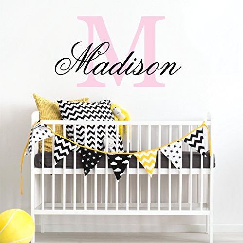 Nursery Custom Name Wall Decal Sticker, 16
