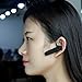 Bluetooth Headset Roman Ultra-Light Wireless Earbuds Earpiece with Microphone and Selfie Function (Black)