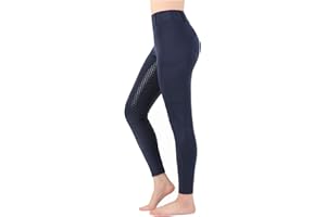 TURNHIER Women Riding Tights Pockets,Women Training Breeches Pants with Silicone Grip