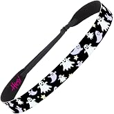 Hipsy Adjustable Non Slip Halloween Headband for Women Girls & Teens (Ghosts Black)