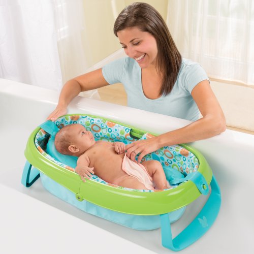 Summer Infant EasyStore Comfort Tub, Blue - Thumbnail 4