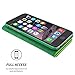Snugg Leather Wallet Case for iPhone 6 Plus/6s Plus, Green