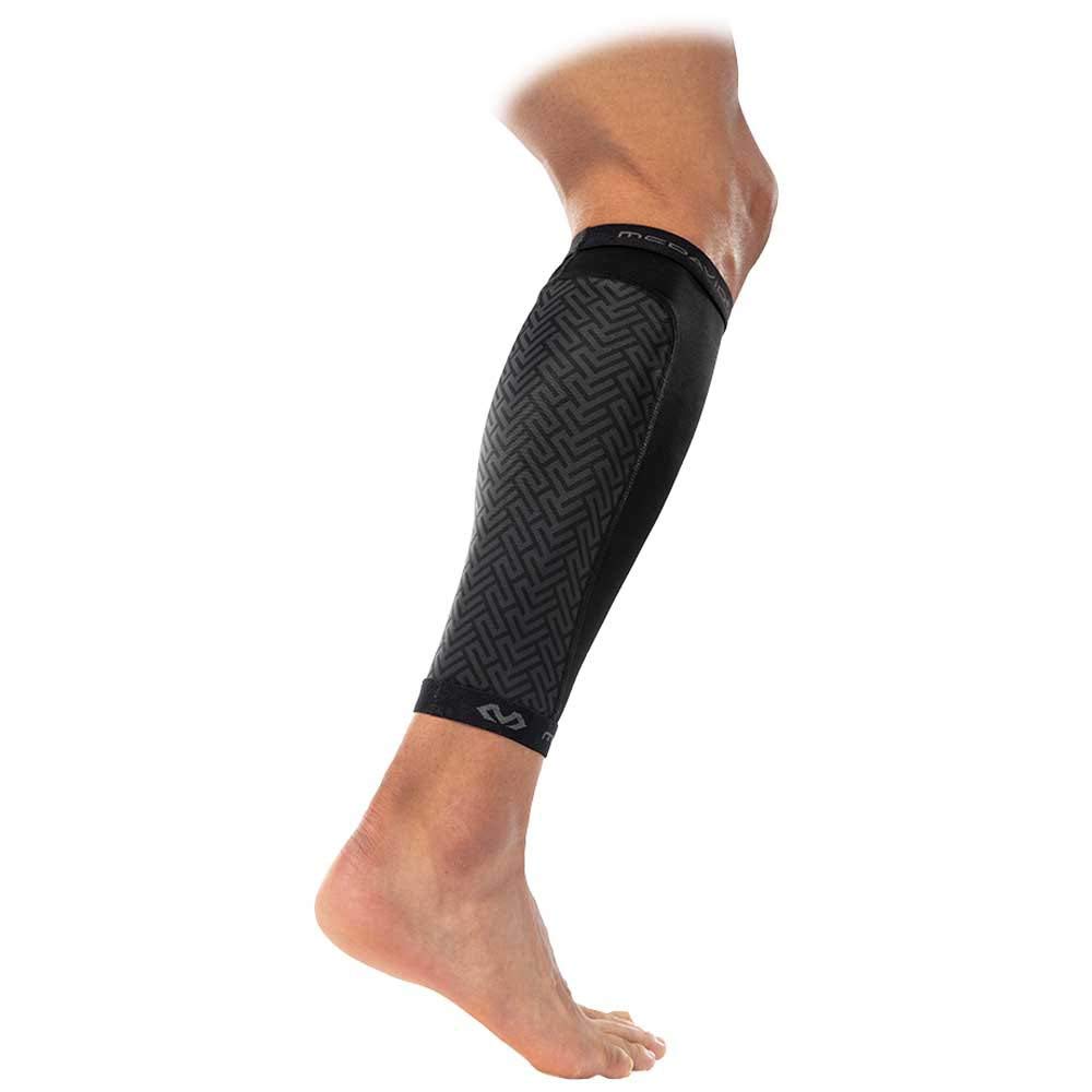 McDavid MDX609 Fitness Calf Sleeves, Black, Small
