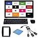 EEEKit 5 in 1 Office Solution Kit for Samsung Galaxy View 2 18.4 inch Tablet, 2.4G Wireless Keyboard Mouse Combo, Micro USB Host OTG Hub Adapter, Mouse Pad