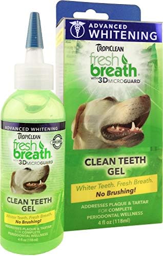 Whitening Clean Teeth Gel TropiClean Fresh Breath Advanced Kit, 4 oz