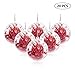 Uten 20Pcs Clear DIY Craft Ornament Christmas Decorations Balls 3.94