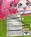 Shopkins Valentines Day Classroom Plastic Heart Gifts with Candy, 18 Count