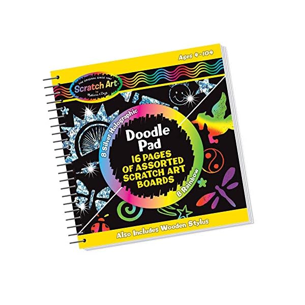 Melissa-Doug-Scratch-Magic-Doodle-Arts-Crafts-Scratch-Art-4-Gift-for-Boy-or-Girl Melissa & Doug Scratch Art Magic Doodle Book | Scratch Art for Kids | Arts & Crafts | Magic Drawing Pad |Christmas…