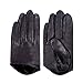 MATSU Wild fashion Women Half palm Full Fingers Short Driving Cycling Leather Gloves (Nylon/unliend) M9248