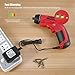 Cordless Electric Screwdriver, Meterk 10 N.m Rechargeable Power Screwdriver with 6-Torque Settings, LED Light, 7.2V 1500mAh Lithium Battery, 31 Screw Bits