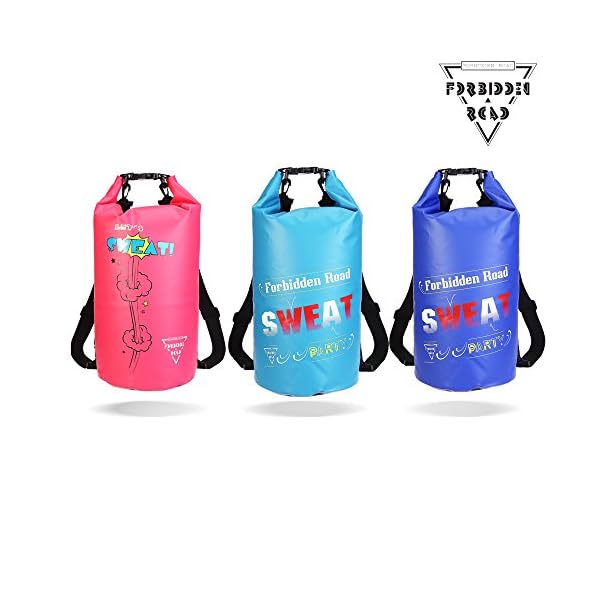Forbidden-Road-5L-10L-15L-Waterproof-Dry-Bag-8-Colors-Dry-Sack-Roll-Top-Dry-Compression-Sack-Keeps-Gear-Dry-for-Kayaking-Boating-Camping-Canoeing-Fishing-Skiing-Snowboarding-Swimming-Surfing-Sports Forbidden-Road-5L-10L-15L-Waterproof-Dry-Bag-8-Colors-Dry-Sack-Roll-Top-Dry-Compression-Sack-Keeps-Gear-Dry-for-Kayaking-Boating-Camping-Canoeing-Fishing-Skiing-Snowboarding-Swimming-Surfing-Sports