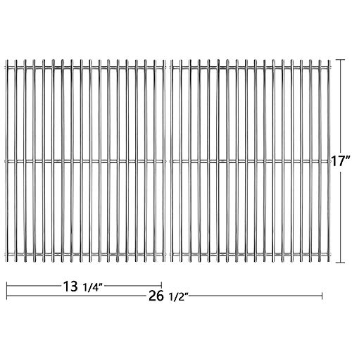 Hongso 17 inch Solid SUS 304 Stainless Steel Gas Grill Grids Grates