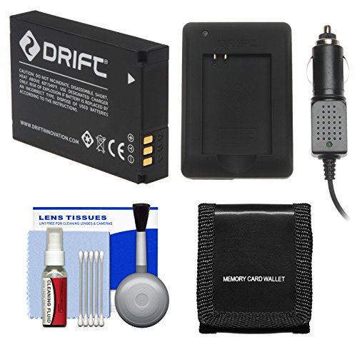 Drift Innovation Li-ion Battery for Drift HD Ghost & Ghost-S with Cradle Charger + Accessory Kit