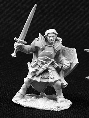 Rheagar Male Fighter Miniature 25mm Heroic Scale Dark Heaven Legends Reaper Miniatures
