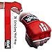 Hawk Padded Inner Gloves Training Gel Hand Wraps for Boxing Quick Wraps Men & Women Kickboxing Muay Thai MMA Bandages Fist Knuckle Wrist Protector Handwraps (Pair) (Red, S/M)