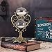 KSMA Vintage Engraving Hourglass 30 Minutes,LOVE 360° Rotating Hour Glass Sand Timer for Home Wedding Gift with White Sand