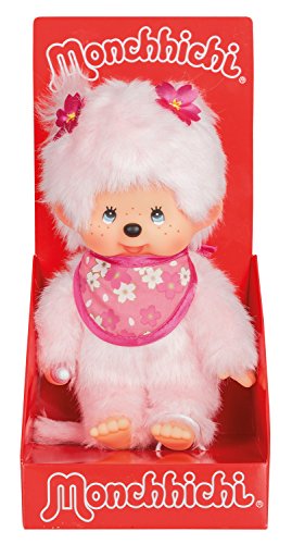 Sekiguchi 767020 Monchhichi Cerisier peluche animaux â€“ Rose