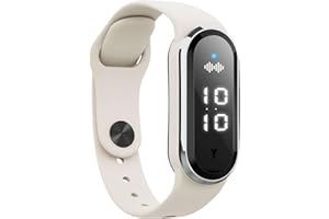 Buzz Defense Bracelet, Rechargeable Waterproof Adjustable Wristband with 3 Adjustable Modes, Digital Light Display for Outdoo