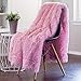 Chanasya Premium Wolf Faux Long Fur Throw Blanket - Soft, Fuzzy Throw Blanket - for Bed or Couch - 50