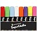 15mm JUMBO Tip - SuperChalks Multi Colored Liquid Chalk Markers - 8 Pack - Brilliant Bold Colors