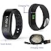 SMA-07 Fitness Tracker IP68 Wristband Watch Smart Bracelet Compatible with Android Phones and iPhone 5 5s 6 6s 6Plus 7 7s 7plus 8 X for Men for Women Gift