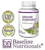 Ultimate Antioxidant - Full Doses of 21 Top Antioxidants including Zeaxanthin, Resveratrol, Lycopene, Ginkgo, Beta Carotene, Green Tea, Bilberry, Quercetin, Lipoic Acid, NAC