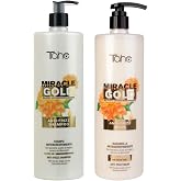 Tahe Miracle Gold For Frizz Control Kit - Shampoo 1000ml + Mask 1000ml