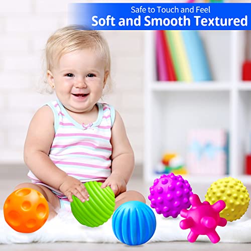 Ynanimery Sensory Balls for Toddlers 13, Kids Textured Multi Ball Set